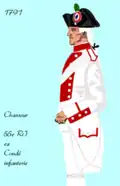55e régiment d’infanterie de ligne 1791 bis 1792