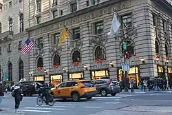 Das weihnachtlich geschmückte Hotel am 20.&nbsp;Dezember 2022