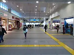 Fußgängerpassage im Innern des Reiterbahnhofs