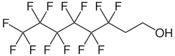 Strukturformel von 6:2-Fluortelomeralkohol