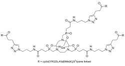 Strukturformel von Ga-68-Trivehexin