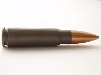 Patrone des Kalibers 7,62 × 39 mm