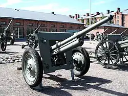 L/40 von vorne im Hämeenlinna Artillery Museum/Finnland