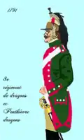 8e régiment de dragons nach 1791