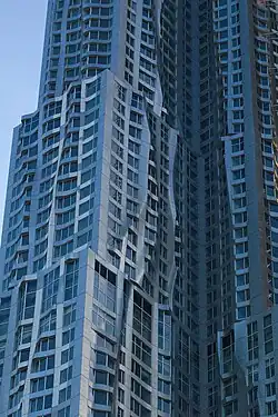 Nähere Ansicht der Fassade