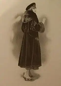 „Hudson-Seal“-Mantel (Kaninfell)