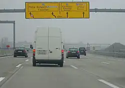 Knoten Vösendorf während der Bauarbeiten