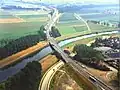 Die A59 über den Afwateringskanal ’s-Hertogenbosch-Drongelen