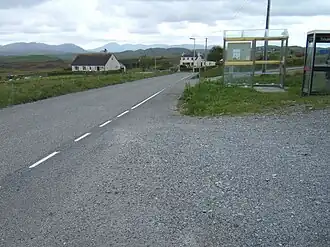 Bushaltestelle in Laxay