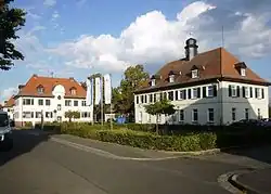 Hafenverwaltung Hafenbahnhof-Güterabfertigung Wohnhäuser