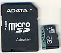 Micro-SD-Karte mit Adapter
