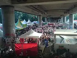 Afrika Festival Nürnberg (2015), Blick von Norden