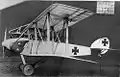 AGO C.VIIa – Versuchsmuster mit Stahlbändern anstelle von Spanndrähten zwischen den Tragflächen (1916)