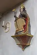 Figur des heiligen Wolfgang