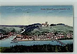 Vilshofen und Kloster Schweiklberg um 1910 (Ansichtskarte)
