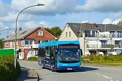 BYD K9UD im Ortsverkehr St. Peter-Ording