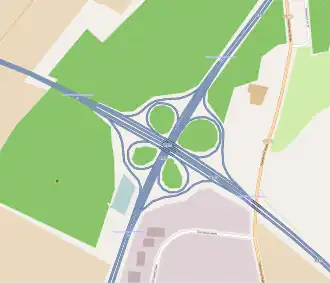 Übersichtskarte Autobahnkreuz Wünnenberg-Haaren