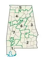 Alabama: Kongress-Wahlkreise
