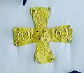Goldblattkreuz (Lauchheim-Wasserfurche Grab&nbsp;38, Original im ALM)