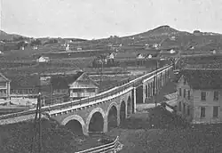 Sitterviadukt um 1905 von Süden