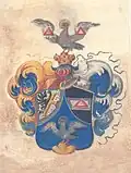Wappen Andreas Ferdinand von Geist zu Wildegg (1692)