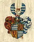 Vermehrtes Wappen derer von Heyden
