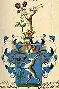 Wappen derer von Pestel (1768) im Österreichischen Staatsarchiv