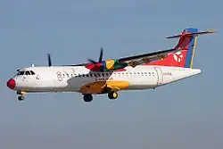 ATR 72-200 der Danish Air Transport