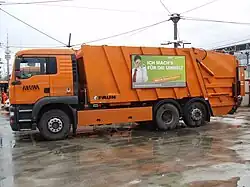 Abfallsammelfahrzeug Typ FAUN VARIOPRESS mit MAN-Chassis