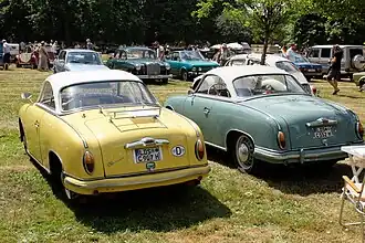 AWZ P 70 Coupé, Heckansicht