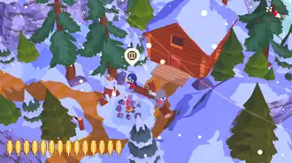 Mit Drücken von A lassen sich simple Konversationen führen