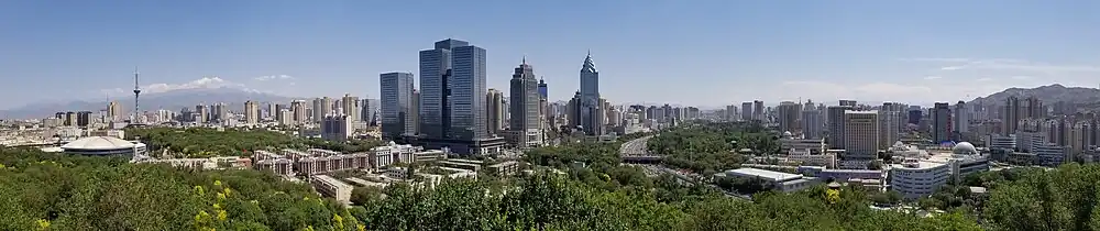 File:A glance at Urumqi from Hongshan Park.jpg