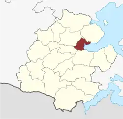 Lage des Aabenraa Sogn in der Aabenraa Kommune