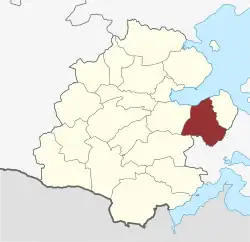 Lage des Felsted Sogn in der Aabenraa Kommune