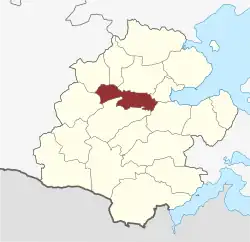 Lage des Kirchspiels