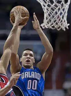 Aaron Gordon im Trikot der Orlando Magic im November 2014