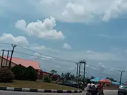 Kreisverkehr in Abak