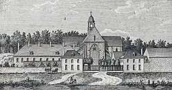 Das Kloster (Stich aus dem Jahr 1837)