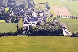 Trappistenabtei Notre-Dame de Scourmont (Luftbild 2013)