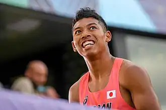 Abdul Hakim Sani Brown bei den Weltmeisterschaften 2022 in Eugene