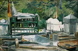 Vue du cimetière Saïd-Ahmed-el-Kébir à Blida (Ansicht des Friedhofs Saïd-Ahmed-el-Kébir in Bilda) Ende 19. Jahrhundert Musée des Beaux-Arts, Pau