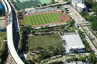Vogelperspektive vom Aberdeen Sports Ground