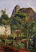 Corcovado (Corcovado), Öl auf Leinwand, 55 × 38,5 cm