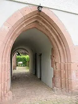 Zugang zur Abtswohnung