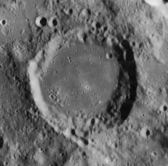 Abulfeda, von Lunar Orbiter 4 aufgenommen