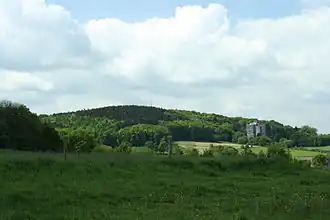 Blick auf den Vaalserberg von Aachen aus gesehen