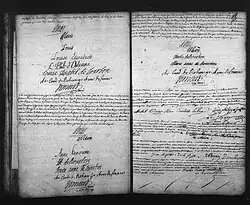 Taufurkunden Anne Henriette de Bourbon …