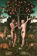 Lucas Cranach d. Ä.: Adam und Eva