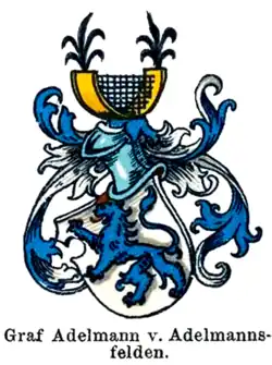 Wappen von Adolf Matthias Hildebrandt ca. 1920