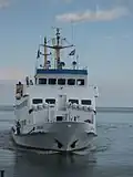 Die Dania auf der Ostsee